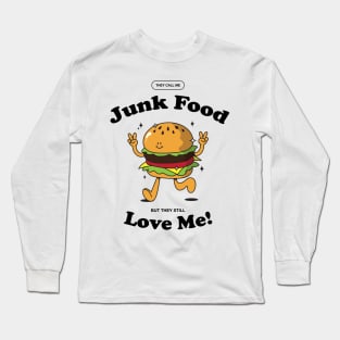 The Smiling Burger Long Sleeve T-Shirt